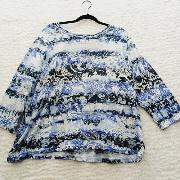 T-Shirt Size XL Blue Jewels Vacation Office Minimalist Resort Soft Girl Whimsy - Picture 1 of 16